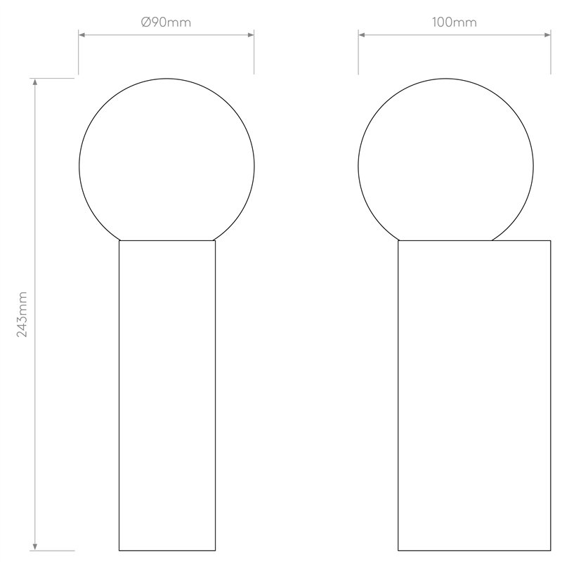 Astro Ortona Single | Wandlamp