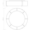 Astro Salina 550 | Plafondlamp