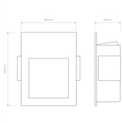 Astro Borgo 90 | Recessed spot