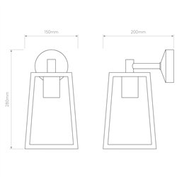 Astro Calvi Wall 215 | Wall lamp