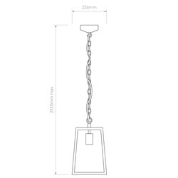 Astro Calvi Pendant 305 | Suspension lamp