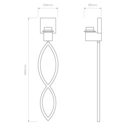 Astro Caserta | Wall lamp