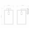 Astro Box Lantern 450 | Wall lamp