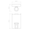 Astro Backplate 3 | Wandlamp