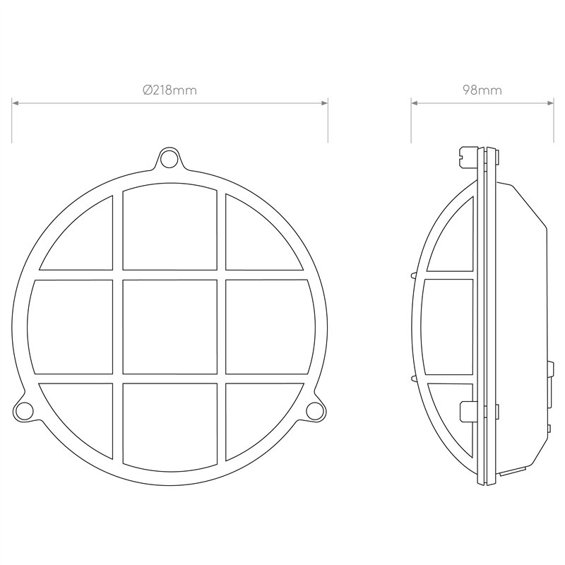 Astro Thurso Round | Wandlamp