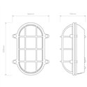 Astro Thurso Oval | Wandlamp