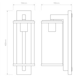 Astro Pimlico 400 | Wall lamp