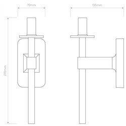 Astro Tacoma Single | Wall lamp