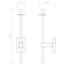 Astro Tacoma Single Grande | Wandlamp