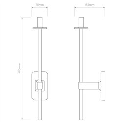 Astro Tacoma Single Grande | Wall lamp