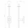 Astro Tacoma Single Grande | Wall lamp