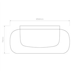Astro Aquina Ceiling 360 | Ceiling lamp