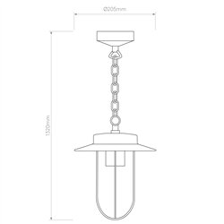 Astro Montparnasse Pendant | Suspension lamp
