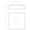 Astro Mashiko Classic 300 Square | Plafondlamp