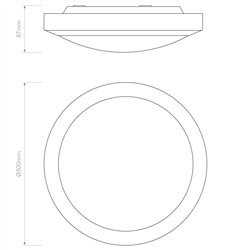 Astro Dakota 300 | Ceiling lamp