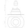 Astro Trimless Slimline Round Adjustable Fire-Rated | Recessed spot
