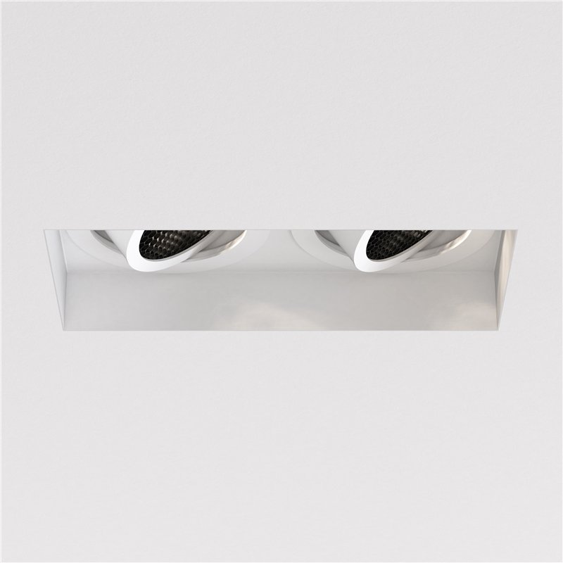 Astro Trimless Square Twin Adjustable | Inbouwspot