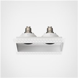 Astro Trimless Square Twin Adjustable | Recessed spot