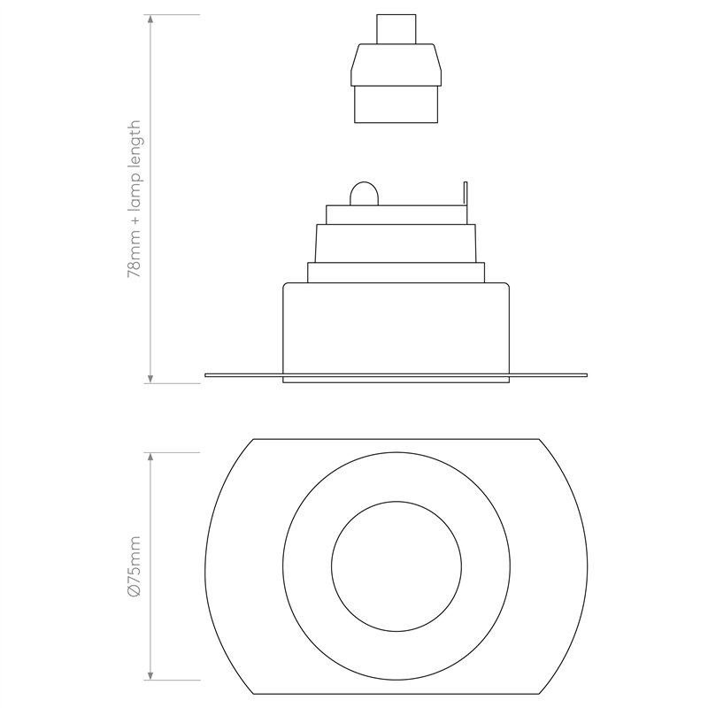 Astro Trimless Round Fixed | Inbouwspot
