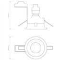 Astro Minima Round Fixed IP65 | Inbouwspot