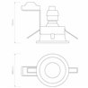 Astro Minima Round Fixed IP65 | Recessed spot