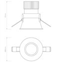 Astro Minima Round LED | Inbouwspot