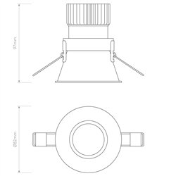 Astro Minima Round LED | Recessed spot
