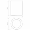 Astro Osca Round 140 Adjustable | Ceiling lamp