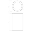 Astro Osca Round 200 | Plafondlamp