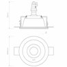 Astro Blanco Round Adjustable | Recessed spot