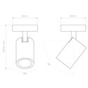 Astro Ascoli Single | Plafondlamp