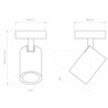 Astro Ascoli Single | Ceiling lamp