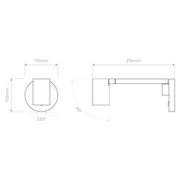Astro Ascoli Swing | Wall lamp
