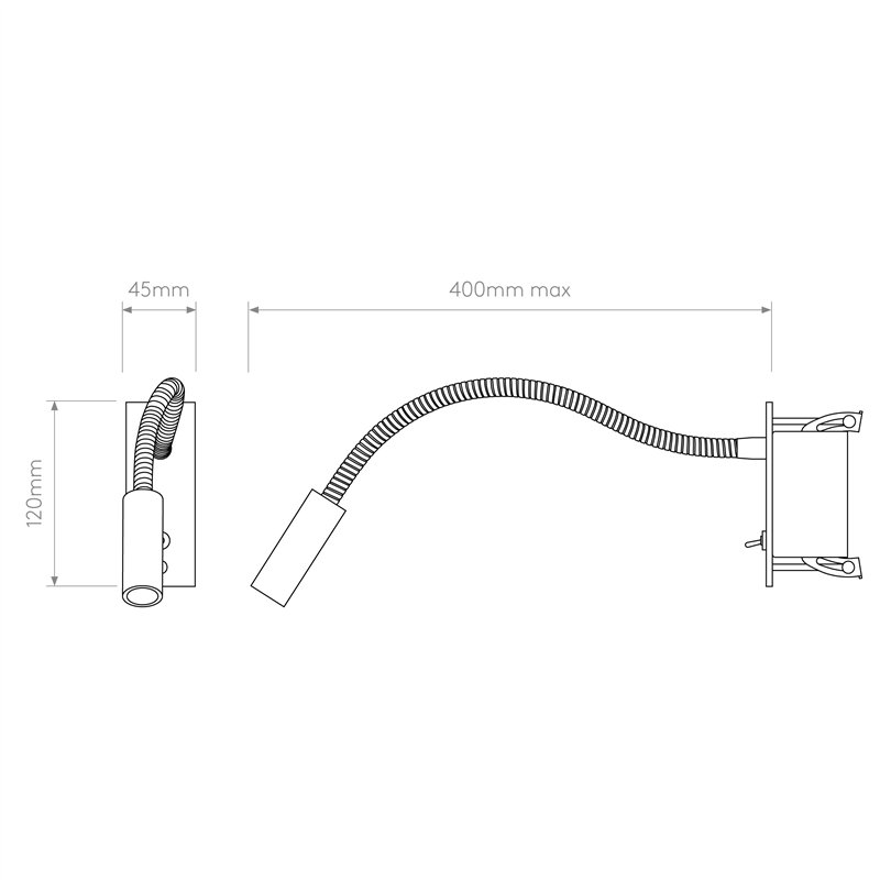Astro Leo Switched LED | Wandlamp