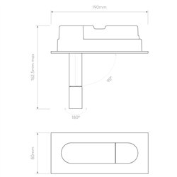 Astro Digit LED II | Wall lamp
