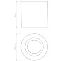 Astro Kos Round | Plafondlamp