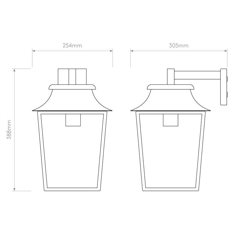 Astro Richmond Wall Lantern 254 | Wandlamp