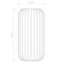 Astro Tacoma Reed Ribbed Glass