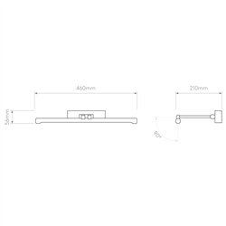 Astro Goya 460 LED | Wall lamp