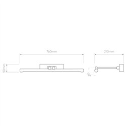 Astro Goya 760 LED | Wall lamp