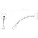 Astro Fosso Switched LED | Wandlamp