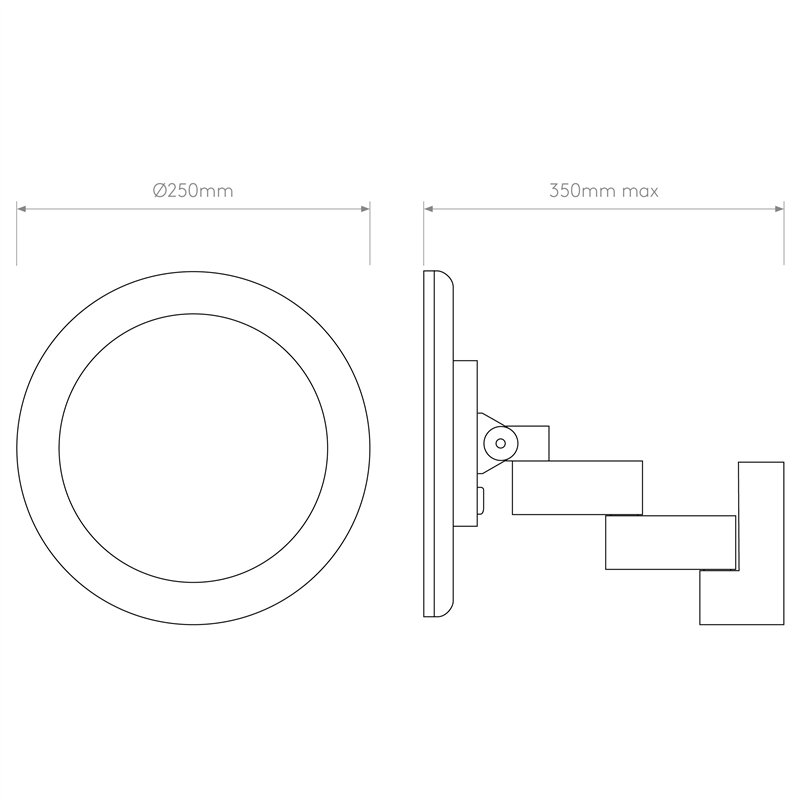 Astro Niimi Round LED | Wandlamp