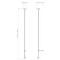 Astro Pendant Suspension Kit 3 | Hanglamp