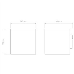 Astro Pienza 140 | Wall lamp