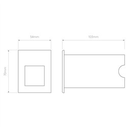 Astro Borgo 54 LED | Recessed spot
