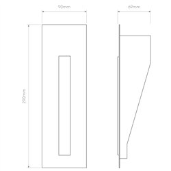 Astro Borgo Trimless 200 LED | Recessed spot