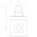 Astro Trimless Square | Inbouwspot