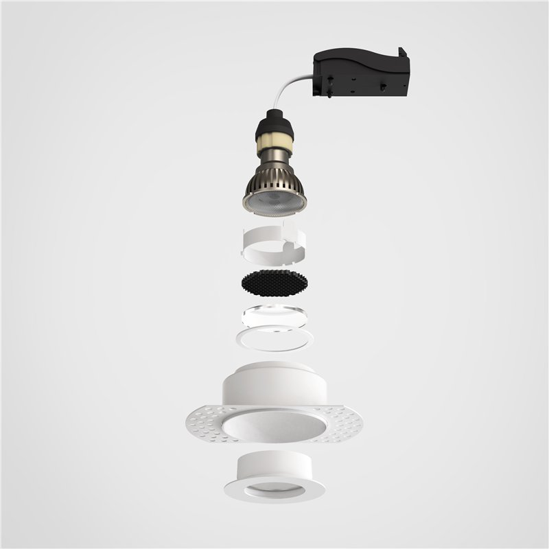 Astro Trimless Slimline Round Fixed Fire-Rated IP65 | Inbouwspot