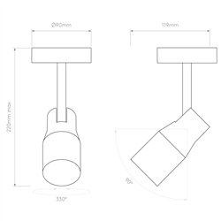 Astro Apollo Single | Ceiling lamp