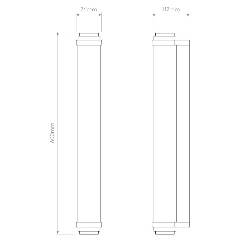 Astro Burlington 600 Phase | Wandlamp